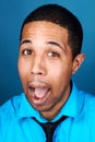 Funny face african man Royalty Free Stock Photo