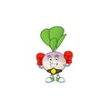 Funny Face Boxing turnip cartoon character design