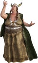 Funny Fat Lady Sing Isolated, Viking Opera Singer