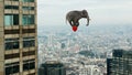 Funny Floating, Flying Elephant, Red Balloon