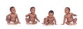 Funny four african babies