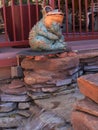 Funny Frog Sculpture in Sedona in Arizona