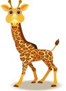 Funny giraffe cartoon