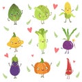 Funny Girly Design Vegetables Collection