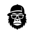 Cool gorilla icon.