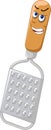 Funny Grey Stainless Steel Essential Grater Cartoon