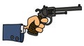 Funny gun in a hand Royalty Free Stock Photo