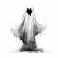 Funny Halloween Ghost Playful Ectoplasm