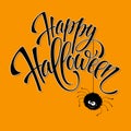 Funny Halloween greeting card monster eyes. Vector