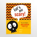 Funny Halloween invitaion card