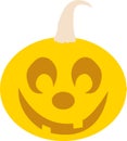 Funny Halloween pumpkin Royalty Free Stock Photo