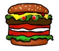 Funny Hamburger