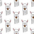 Funny hand drawn abstract sheep illustration. cute cartoon children lamb