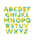 Funny Hand Drawn Coloured Alphabet ABC. Creative Vector Typography Concept Royalty Free Stock Photo