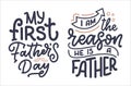 Funny hand drawn lettering quotes for Family Look design. Cool phrases for t shirt print. Inspirational slogans for Father`s Day.