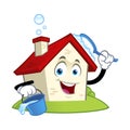 Funny house character Royalty Free Stock Photo
