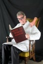 Funny Humor Mad Scientist, Evil Doctor Royalty Free Stock Photo