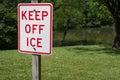 Keep off the ice 4465