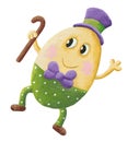 Funny Humpty Dumpty with hat