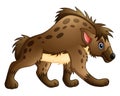 Funny hyena cartoon