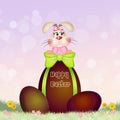 Chcocolate Easter eggs Royalty Free Stock Photo