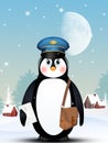 Penguin postman