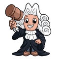 Funny judge character