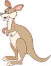 Funny kangaroo cartoon