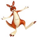 Funny Kangaroo cartoon character