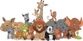 Funny kids animals Royalty Free Stock Photo