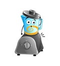 Funny kitchen blender cartoon character