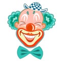 Funny laughing clown