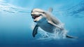 Funny leaping dolphin Royalty Free Stock Photo