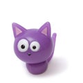 Funny Lilac Kitten isolated