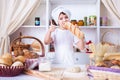 Funny little cook Royalty Free Stock Photo