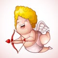 Funny little cupid Royalty Free Stock Photo