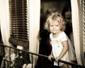 Funny little girl Royalty Free Stock Photo