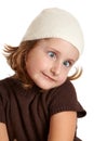 Funny little girl Royalty Free Stock Photo