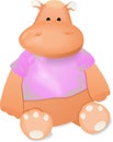 Funny little hippo Royalty Free Stock Photo