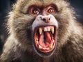 Funny looking baboon Royalty Free Stock Photo