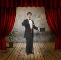 Funny magician Royalty Free Stock Photo