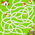 Funny maze game