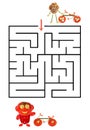 Funny maze game for Preschool Children.