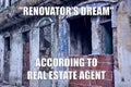 Funny meme about real estate