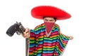 Funny mexican with weapon