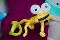 Funny monkey figure made from balloon Royalty Free Stock Photo