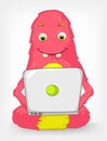 Funny Monster. Coder.