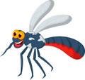 Funny mosquito cartoon for you design