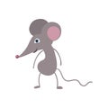 Funny mouse personage illustration Royalty Free Stock Photo