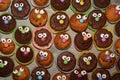 Funny muffins with face